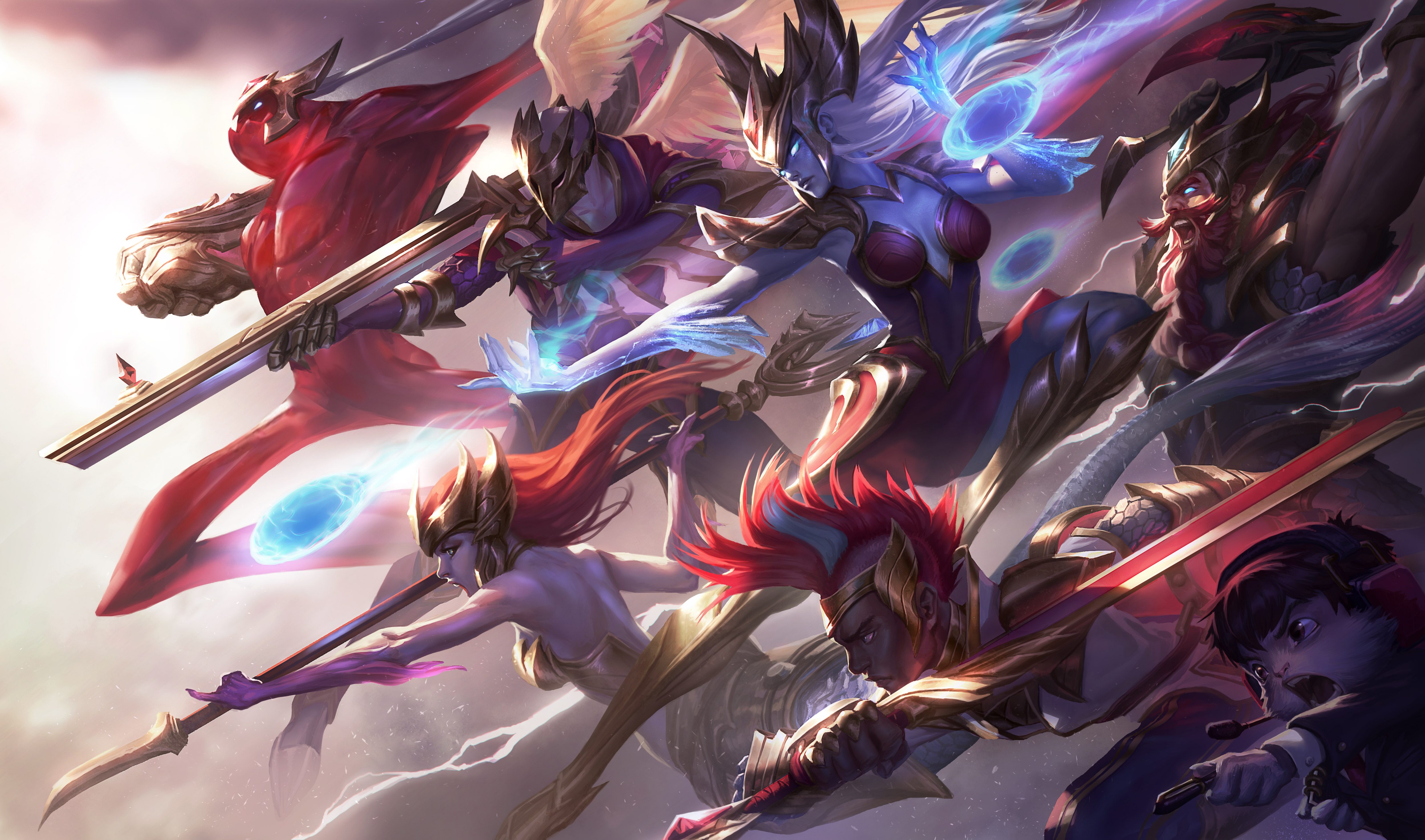 haoye Qianjue 完美发挥，Xiaodongbei Neeko 融化了 Puff + heart，皇家蓝队赢得了第一场比赛